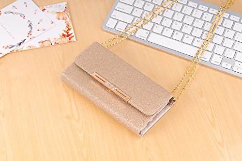 Galaxy Note 8 Flip Case,TechCode Flip Lady Multi Envelope Package Handbag Wallet Case with Cards Slots Card Holder Case for Samsung Galaxy Note 8 6.3 Inch - Thumbnail 4