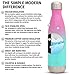 Simple Modern 25 Ounce Wave Water Bottle - Stainless Steel Double Wall Vacuum Insulated Metal Reusable - Leakproof Ombre: Sorbet