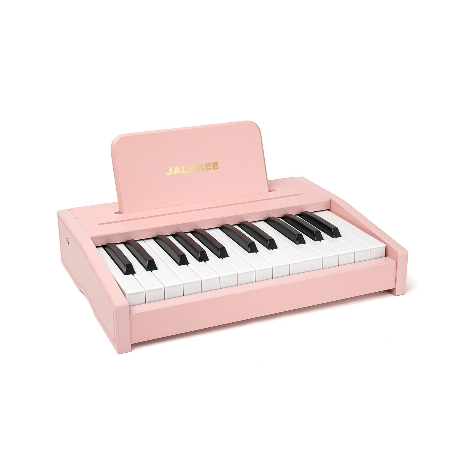 JALOKEE Kids Piano Keyboard, Digital Piano for Kids, Educational Musical Instrument, Wooden Toys Gift for Toddlers Girls Boys (Pink, 25 Keys)