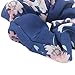 Susulu Set of 4pcs Women's Chiffon Flower Hair Scrunchies Chiffon Ponytail Holder (Mix Colors)