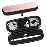 Fintie Holder Case for Apple Pencil (1st and 2nd Gen), Premium PU Leather Carrying Bag Sleeve Pouch Case with Built-in Pocket and Slots for Apple iPad Pro 11 12.9 10.5, iPad 6th Gen Pencil, Rose Gold