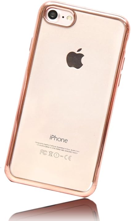 Amazon Co Jp Tpu ケースカバー大切なiphoneを傷や衝撃から守る カラー ピンクゴールド サイズ Iphone7 家電 カメラ