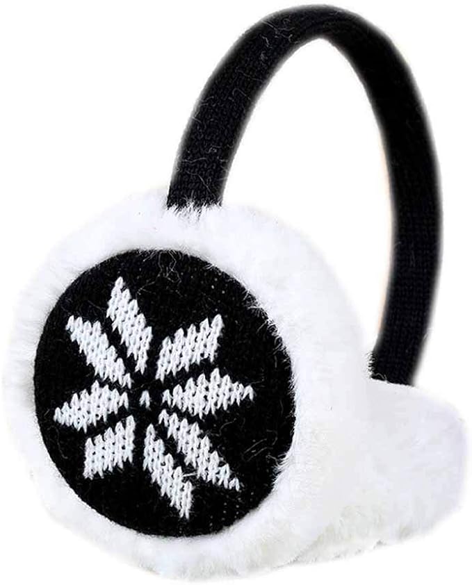 YYC 1Pcs Fashion Snowflake Plush Knitted Adult Warmers