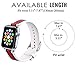 i-Liu Compatible for Apple Watch Band 38mm Leather Sport Compatible iWatch Apple Watch Series 3 Series 2 Series 1 Womens Soft Nylon Nike + Sports Edition - White