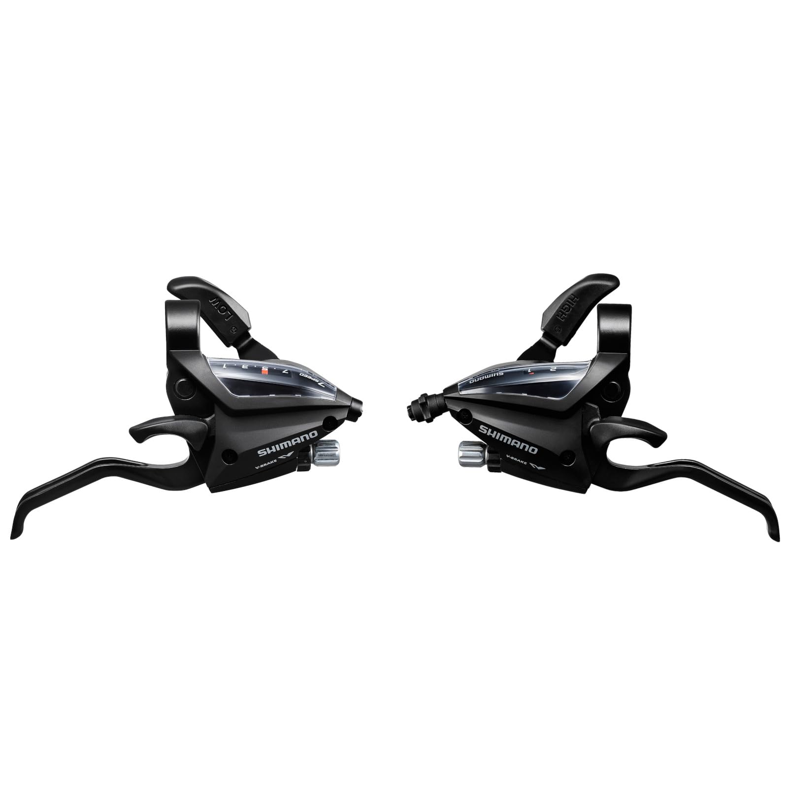 Shimano Altus ST-EF500 EZ fire plus STI set, 2-finger lever, 2 x 7-speed, black