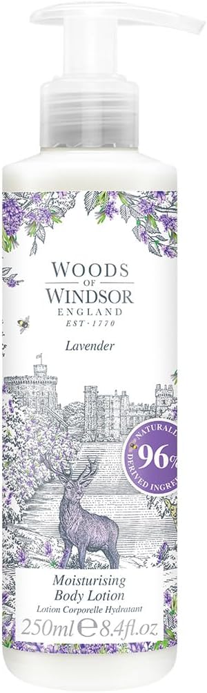 Woods of Windsor Body Lotion 250ml Floral Patchouli Musk Lavender Scent