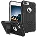 iPhone 7 Plus Case, FOGEEK Advanced Dual Layer Heavy Duty Protection [Shock Absorption Technology] Stylish Armor Strength Resistant Protective Cover for Apple iPhone 7 Plus 2016 (Black)