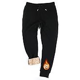 Inno Men's 30" 32" 34" 36" 38" Sherpa Fleece Lined Jogger Pants Warm Sweatpants Thermal Winter Athletic Lounge Short Tall