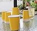 Hot Party Paper Cups, 8 Ounce, 50 Count, Multiple Colors (Yellow)