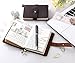 Leather Travel Journal, Handmade Travelers Notebook Refillable, Gift for Men & Women, Perfect to Write in, 3 Inserts/192 Pages Vintage Travel Diary, Pocket Size 5.2