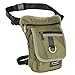 Vanlison Waterproof Airsoft Tactical Drop Leg Pouch Bag Panel Motorcycle Bag Green