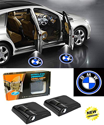 KENPENRI LED Door Projector Light – Car Door Led Welcome Laser Projector Led Logo Projector Light for BMW (2pcs)