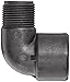 Banjo SL150-90 Polypropylene Pipe Fitting, 90 Degree Street Elbow, Schedule 80, 1-1/2