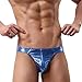 Men's Metallic Wet Look Lingerie Bikini Underwear Faux Leather Low Rise Boxer Briefs Thongs G-Strings Swimsuit