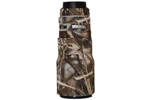 LensCoat Lens Cover for Canon 300 NO IS f/4 camouflage neoprene camera lens protection sleeve (Realtree Max4 HD)