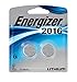 Energizer 2016 3V Lithium Button Cell Battery Retail Pack - 2-Pack