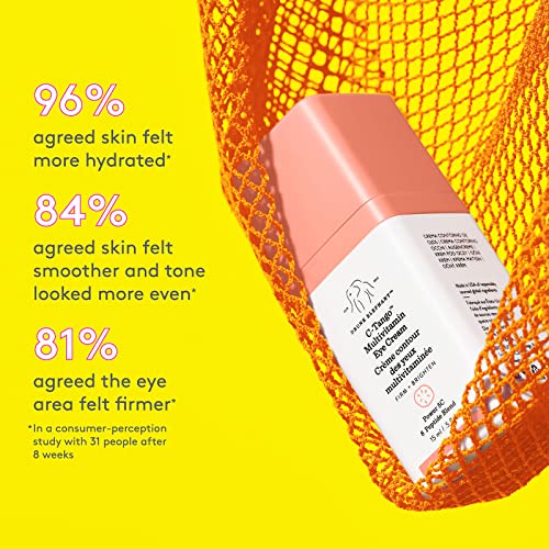 Drunk Elephant CTango Eye Cream with Vitamin C, Brightening & Restorative Under Eye Moisturizer