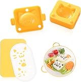 Koonafy Cute Cartoon Sushi Rice Ball Mold Kit for Bento & Picnic view 1