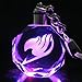 Alicenter(TM) New Fairy Tail Anime Crystal LED Light Charm Key Chain Key Ring Cosplay 1PC