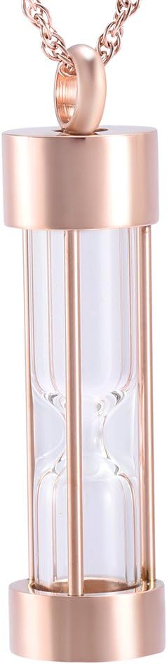 wonderful jewerly Hourglass Cremation Pendant Jewelry Hold Memorial Ashes Keepsake Urn Necklace Stainless Steel Ashe Necklace
