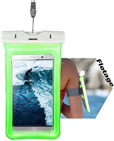 Waterproof Case, Annachild Cell Phone Dry Bag Pouch for Apple iPhone 6S 6 6S Plus SE 5S Note 5 S7 S6 Edge Pixel XL LG Huawei for Smartphone up to 6 inches (Green)