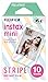 Fujifilm Instax Mini Stripe Instant Film (Multi-Color)