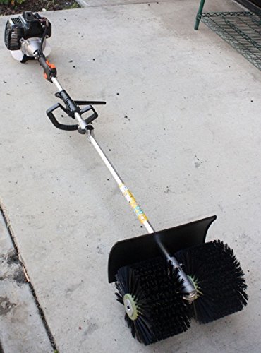 Outdoor Gas Power Hand Held Broom Walk Behind Sweeper Concrete Driveway Cleaning Tools High Performance Cleaner - Skroutz - Thumbnail 7
