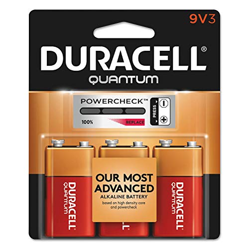 Duracell Quantum 9V Alkaline Batteries long lasting, allpurpose 9 Volt battery for