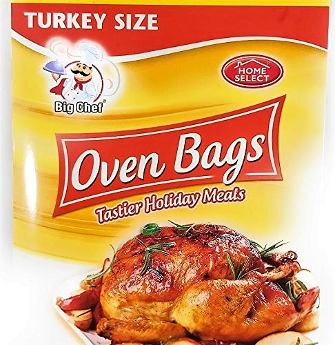 Home Select Big Check Oven Bags Turkey Size 2 Bags