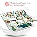 MoKo Case Fit 2018/2017 iPad 9.7 6th/5th Generation - Slim Lightweight Smart Shell Stand Cover with Translucent Frosted Back Protector Fit iPad 9.7 Inch 2018/2017, Lucky Tree (Auto Wake/Sleep)