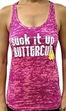 SoRock Women's Suck It Up Buttercup Tank Top