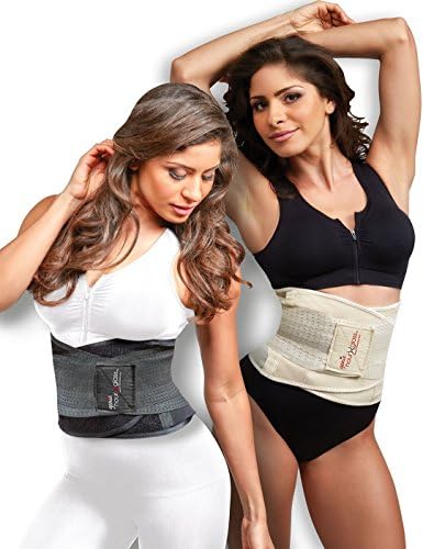 Genie Hourglass Waist Trainer Belt - Shapewear for Women (L/XL, Black)