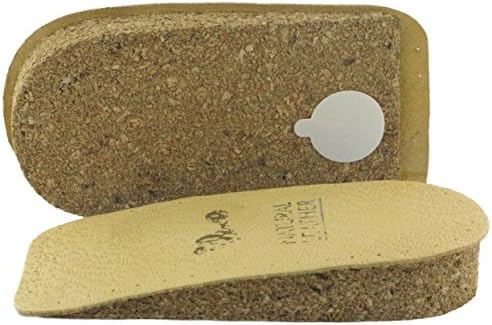 GGfootcare Heel Lifts - Cork with Leather Upper 3.00cm Ladies Tan