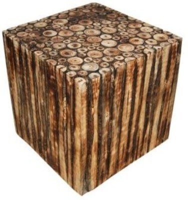 Jk Handicrafts Wooden Stool / Garden Stool / Bar Stool Made From Solid Wood Size - L X B X H = 12 x 12 x 12 Inch