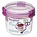 Sistema To Go Collection Breakfast Bowl Food Storage Container, 17.9 Ounce/ 2.2 Cup, Blue or Pink or Green Color