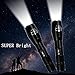 Tactical Flashlight , Waterproof LED Flashlights Outdoor Lighting Torch Portable Zoomable Home Emergency Adjustable Focus Power for Outdoor Camping Hiking Biking ( 2 Pack )