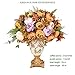 Luyue Peonies Artificial Flowers Vintage Faux Peony Arrangements Fake Flower for Vase Silk Floral Bouquet for Table Centerpiece Wedding Decoration Indoor Home Decor