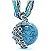 Bohemia Cats Eys opal National Personality Peacock Pendant Necklace for Woman Fashion Jewelry 