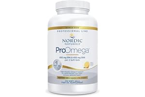 Nordic Naturals ProOmega, Lemon Flavor - 210 Soft Gels - 1000 mg Omega-3 - High-Potency Fish Oil with EPA & DHA - Promotes Brain, Eye, Heart, & Immune Health - Non-GMO - 105 Servings