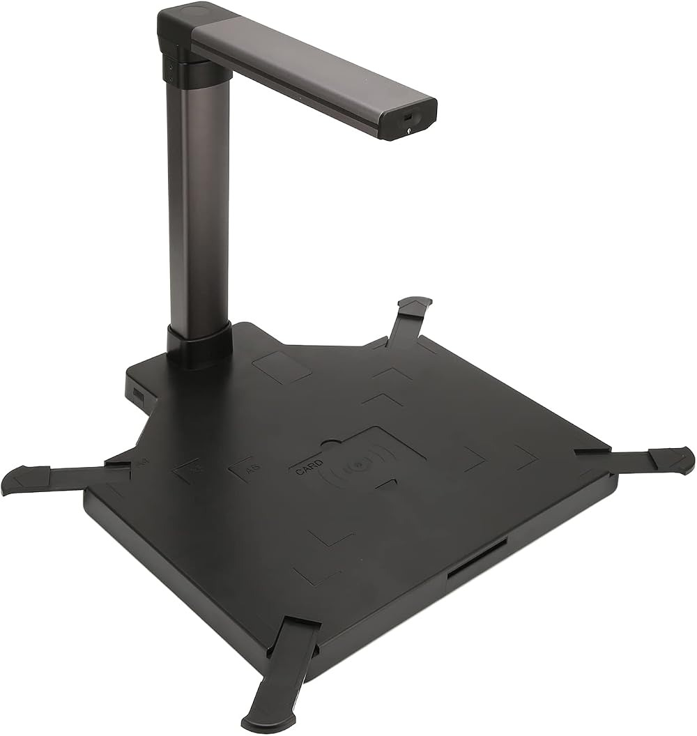 Septpenta Foldable Document Camera 8MP USB 2.0 LED Light Scanner A3 Max