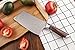 EKUER 7-Inch Chinese Chef's Meat Chopper Cleaver Butcher Vegetable Knife for Home Kitchen or Restaurant,German High Carbon Stainless Steel