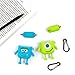 Cute AirPods Case, ifctn Shockproof Protective 3D Silicone Cartoon Monster Airpods Case Cover Compatible with Apple Airpods Charging Case Cover 1&2 (Sullivan)