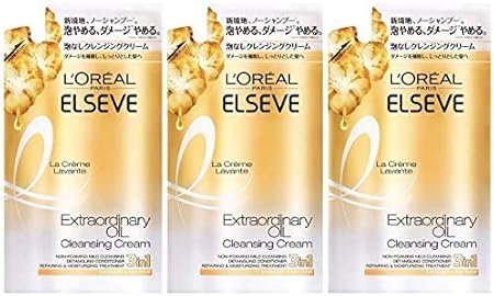 Amazon 3個セット販売 ロレアル パリ エルセーヴ ノーシャンプー エクストラオーディナリー オイル ラ クレム ラヴォン しっとり 詰め替え 380g 3個セット L Oreal Paris ロレアルパリ シャンプー 通販