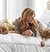 Polirias Bedding King Goose Down Alternative Comforter with Corner Tab
