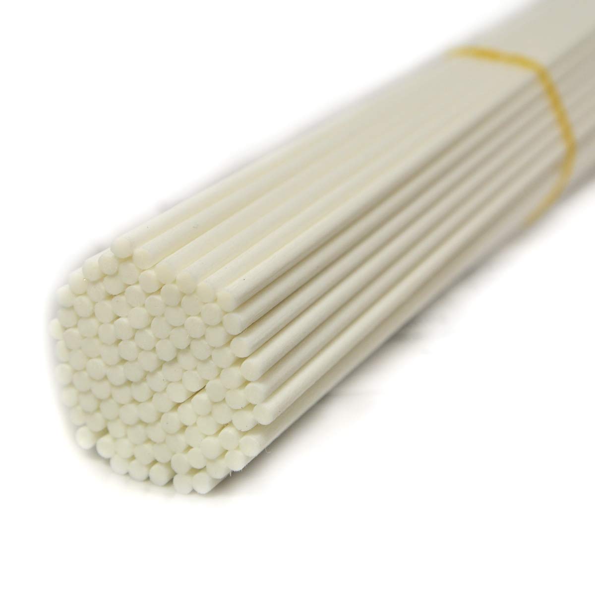 Fiber Diffuser Replacement Sticks For Aroma Fragrance 100 Pieces (25cm x 3mm, White)