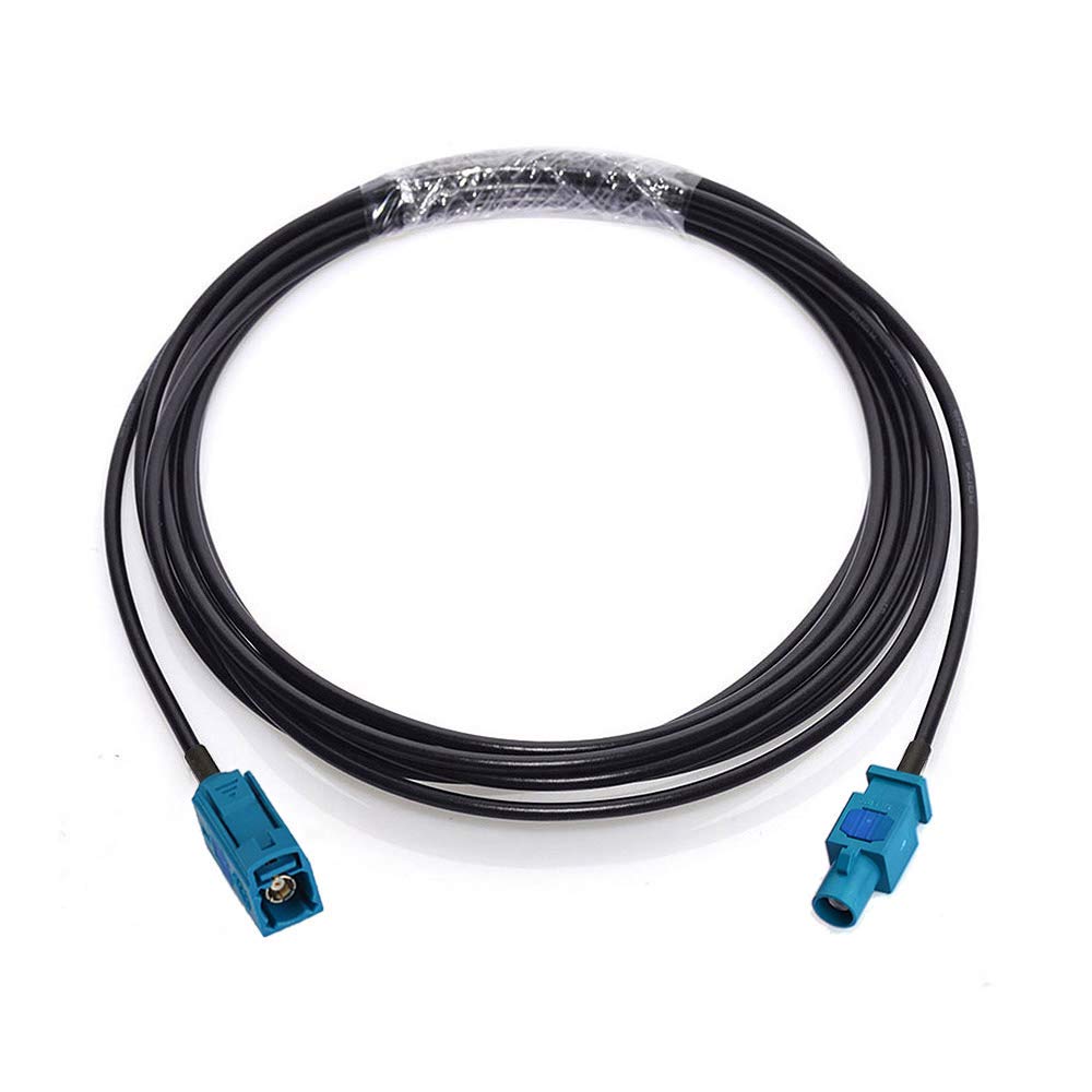 Bingfu Fakra Z Female to Male Vehicle Aerial Antenna Extension Cable 3m for Car Stereo Android Head Unit GPS Navigation FM AM Radio Sirius XM Satellite Radio 4G LTE TEL Telematics Bluetooth Module