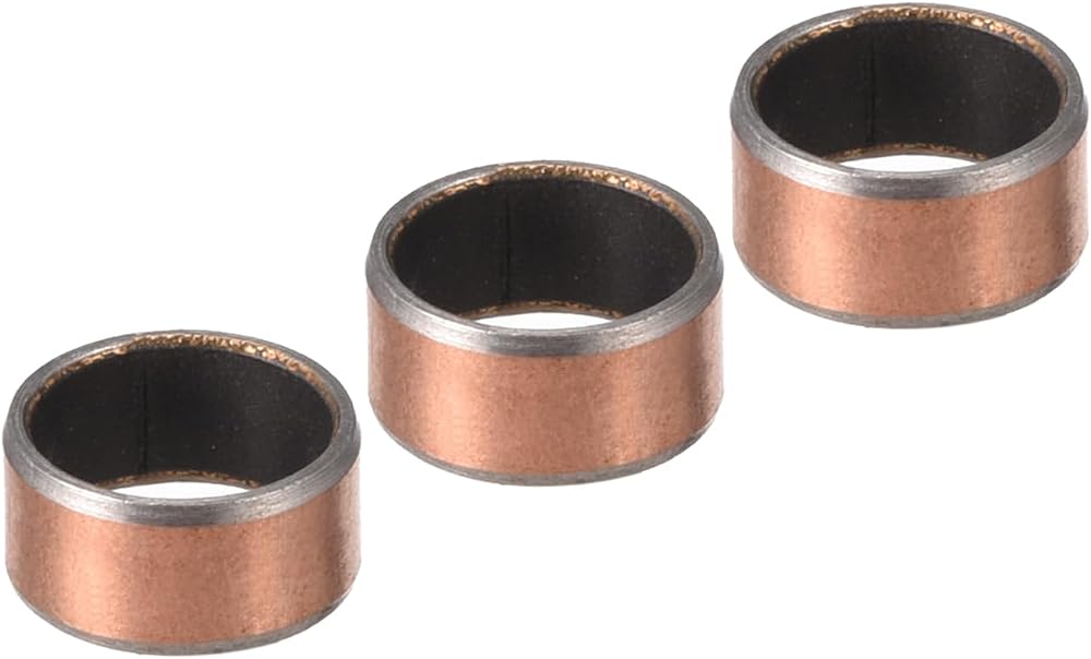 Kozelo 3pcs 1006 Sleeve Bearings 10mm Bore x 12mm OD x 6mm L Oilless Bushings