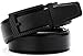 Men's Belt, Bulliant Leather Ratchet Belt Black for men with Exact-Fit CLICK Buckle in Gift Box, Big&Tall