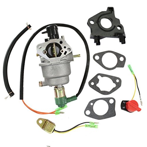 HURI Carburetor with Gasket Stop Switch Oil Alert Sensor for Honeywell HW5500 HW6200 337cc 389cc 100924A 100925A Generator