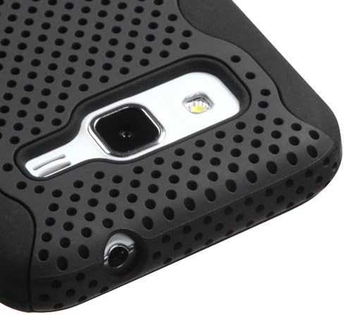 Samsung Galaxy Core Prime G360 / Galaxy Prevail LTE Case - Matrix Hybrid Armor Case Dual Layer Cover Protector (Includes Stylus Pen) For Galaxy Core Prime G360 / Galaxy Prevail LTE - Black/Black